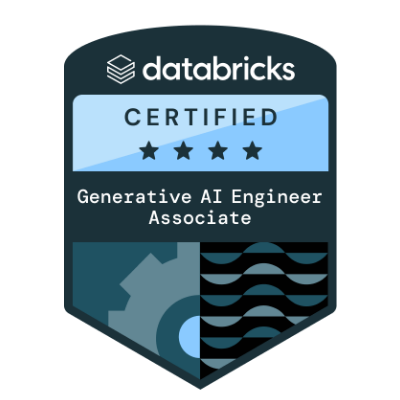 Databricks Certified Generative AI Engineer Associate badge
